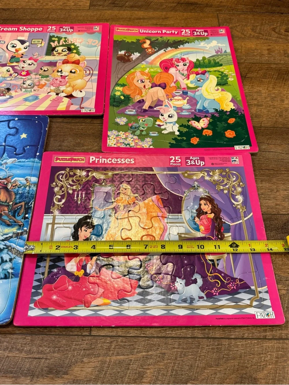 Kids Wooden Puzzle Lot Disney Pixar Melissa & Doug 6 Puzzles